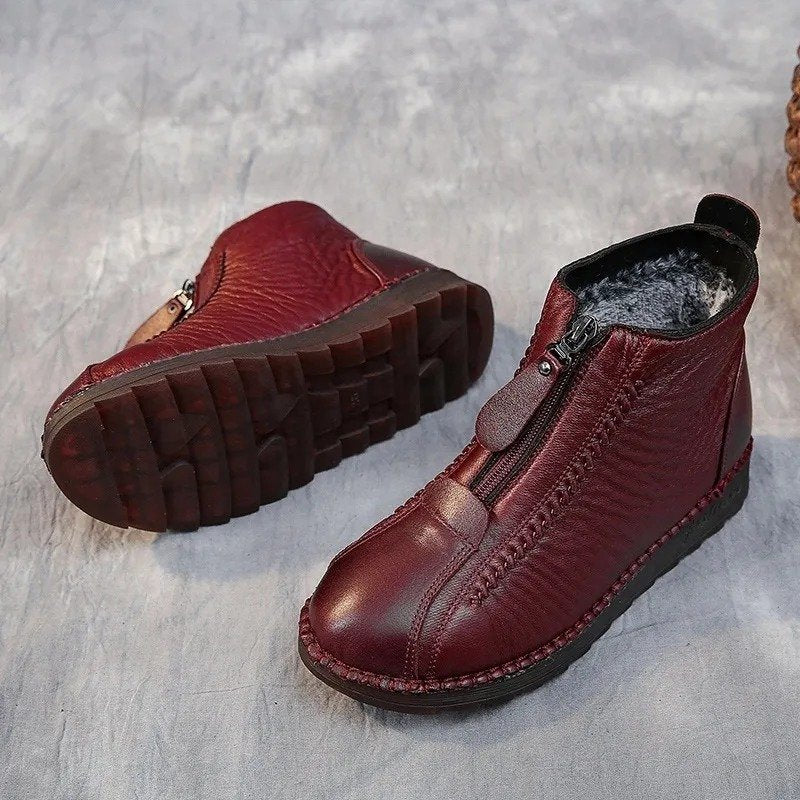 Botki antypoślizgowe z ekoskóry: elegancja i bezpieczeństwo na co dzień