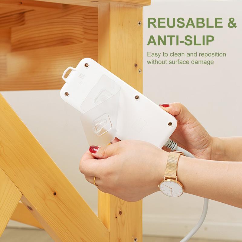 Dwustronne haczyki samoprzylepne do przechowywania bez wiercenia