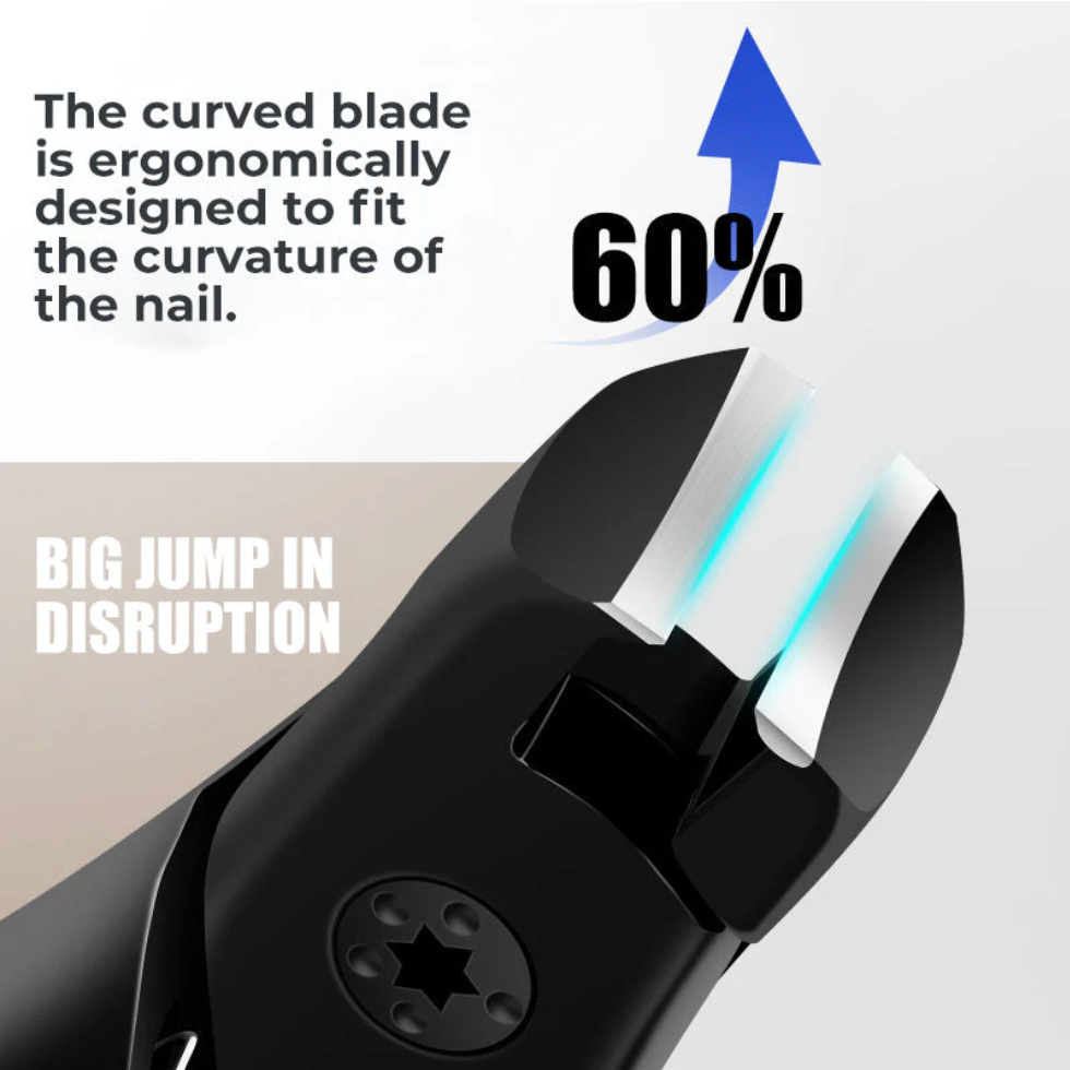 Splash-proof nail clipper, precise and practical