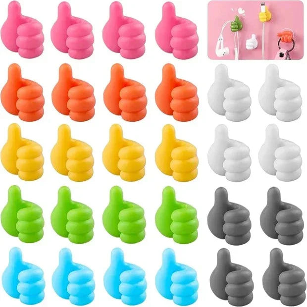 ThumbMate - Kreatywny silikonowy wieszak ścienny samoprzylepny